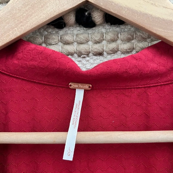 Free People Scarlet Button-Down Shirt - Picture 5 of 12